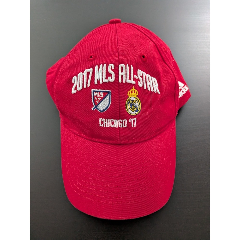 2017 Adidas MLS All‎ Star Hat Chicago 17' Red Soccer Futbol Football